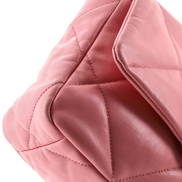 Chanel 19 Flap Bag Quilted Leather #164019C36B - Picture 6 of 9